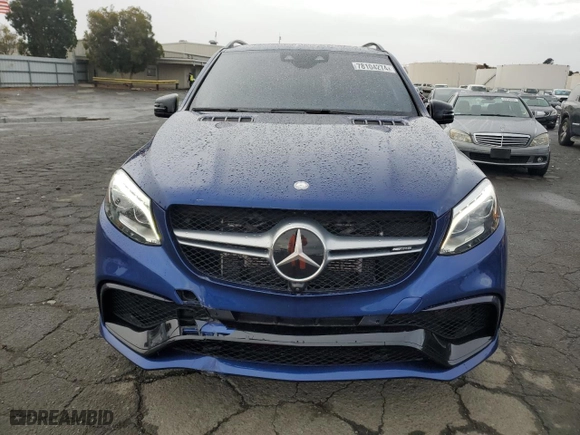 2017 Mercedes-Benz GLE with VIN 4JGDA7FB4HA872134, listed as a Copart auction lot 78104274 with NaN miles and Salvage Title. Bid and sale history available at carsss.com. Image 5.