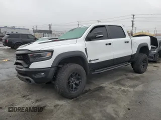 2022 Ram 1500 TRX with VIN 1C6SRFU95NN353877, listed as a Copart auction lot 48597675 with 15,556 mi miles and Salvage Title. Bid and sale history available at carsss.com. Image 1.