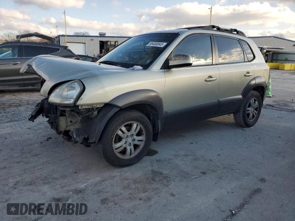 2006 Hyundai Tucson GLS with VIN KM8JN12D56U393888, listed as a Copart auction lot 88468845 with 310,864 mi miles and Clean Title. Bid and sale history available at carsss.com. Image 1.