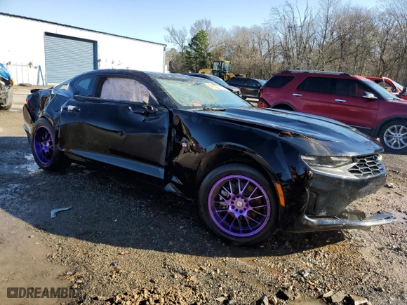 2019 Chevrolet Camaro 1LT with VIN 1G1FB1RX8K0159449, listed as a Copart auction lot 47567045 with 26,141 mi miles and Salvage Title. Bid and sale history available at carsss.com. Image 4.