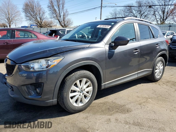 2014 Mazda CX-5 Touring with VIN JM3KE2CY7E0366690, listed as a Copart auction lot 50783635 with 127,853 mi miles and Salvage Title. Bid and sale history available at carsss.com. Image 1.