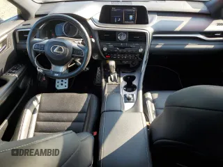 2022 Lexus RX 350 F Sport with VIN 2T2SZMDA6NC333238, listed as a Copart auction lot 62311605 with 57,786 mi miles and Salvage title. Bid and sale history available at DreamBid. Image 8.