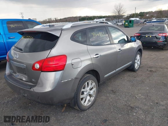2012 Nissan Rogue S with VIN JN8AS5MT3CW255487, listed as a IAAI auction lot 41669352 with 144,725 mi miles. Bid and sale history available at carsss.com. Image 4.
