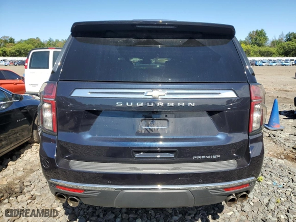 2023 Chevrolet Suburban Premier with VIN 1GNSCFKD7PR183199, listed as a Copart auction lot 68124113 with 23,971 mi miles. Bid and sale history available at carsss.com. Image 6.