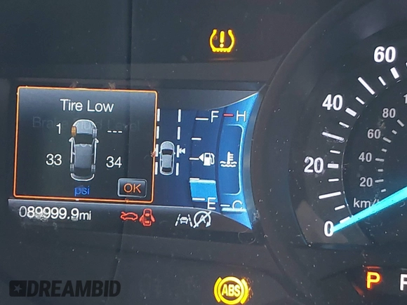 2019 Ford Edge Titanium with VIN 2FMPK4K95KBB55619, listed as a IAAI auction lot 42048941 with 89,999 mi miles. Bid and sale history available at carsss.com. Image 15.