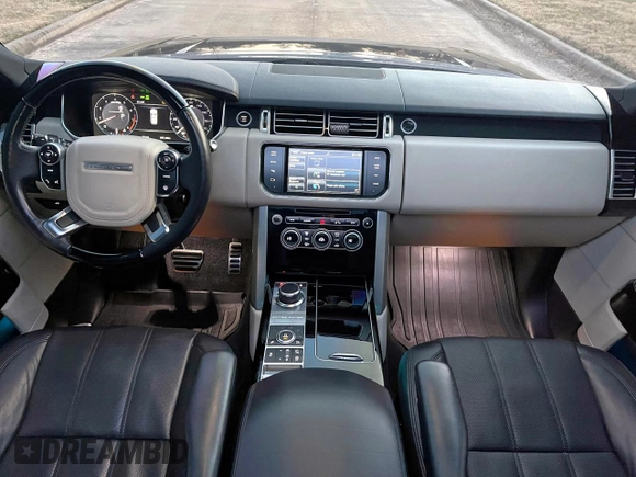 2014 Land Rover Range Rover Supercharged with VIN SALGS2TF6EA155229, listed as a Copart auction lot 57189225 with 95,369 mi miles and Salvage Title. Bid and sale history available at DreamBid. Image 9.