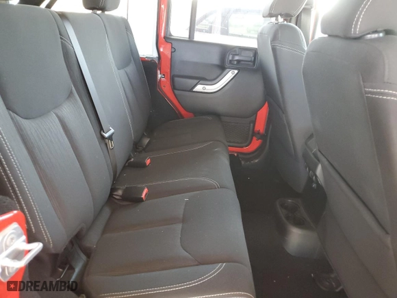 2018 Jeep Wrangler JK Unlimited Rubicon with VIN 1C4BJWFG2JL812221, listed as a Copart auction lot 74482114 with 0 mi miles and Salvage Title. Bid and sale history available at carsss.com. Image 11.
