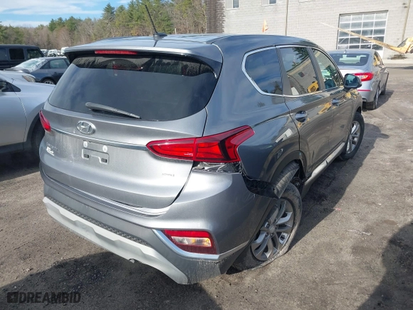 2020 Hyundai Santa Fe SE with VIN 5NMS2CAD1LH139886, listed as a IAAI auction lot 41814783 with 33,754 mi miles. Bid and sale history available at carsss.com. Image 4.