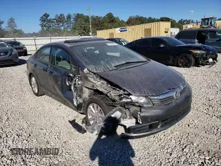 2012 Honda Civic EX-L with VIN 19XFB2F94CE048523, listed as a Copart auction lot 77019404 with 210,391 mi miles and Salvage Title. Bid and sale history available at DreamBid. Image 13.