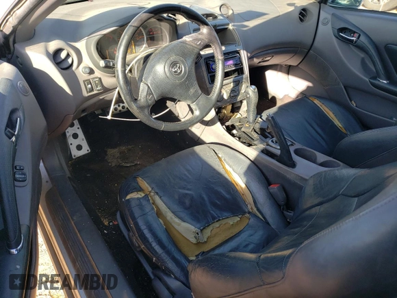 2000 Toyota Celica GTS with VIN JTDDY32T3Y0027725, listed as a Copart auction lot 73994954 with 187,042 mi miles and Salvage Title. Bid and sale history available at carsss.com. Image 8.