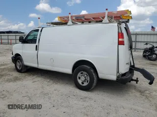2013 Chevrolet Express Cargo with VIN 1GCWGFBA4D1105381, listed as a Copart auction lot 60138065 with 209,922 mi miles and Salvage title. Bid and sale history available at DreamBid. Image 2.