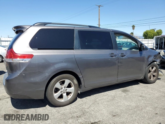 2014 Toyota Sienna LE AAS with VIN 5TDKK3DC0ES512211, listed as a Copart auction lot 49673535 with 164,465 mi miles and Salvage title. Bid and sale history available at DreamBid. Image 3.