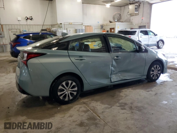 2022 Toyota Prius LE with VIN JTDL9MFU3N3034315, listed as a Copart auction lot 57041045 with 77,307 mi miles and Salvage title. Bid and sale history available at DreamBid. Image 3.