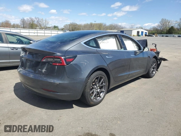 2018 Tesla Model 3 Long Range Battery with VIN 5YJ3E1EB6JF066148, listed as a Copart auction lot 52304285 with Not Provided miles and Salvage Title. Bid and sale history available at DreamBid. Image 3.