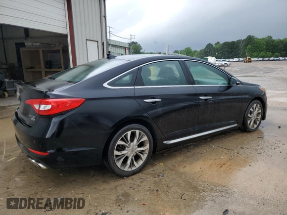 2015 Hyundai Sonata Sport with VIN 5NPE34AB7FH117090, listed as a Copart auction lot 55347845 with 131,090 mi miles and Clean Title. Bid and sale history available at carsss.com. Image 3.