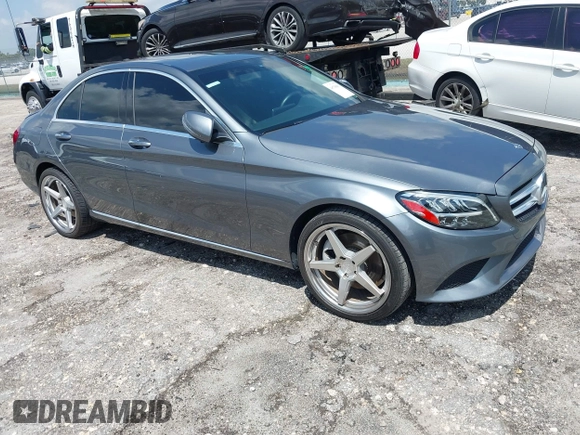 2019 Mercedes-Benz C 300 with VIN WDDWF8DB9KR506000, listed as a IAAI auction lot 41938881 with 101,922 mi miles and . Bid and sale history available at DreamBid. Image 1.