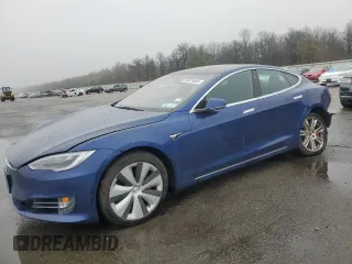 2020 Tesla Model S Performance with VIN 5YJSA1E47LF390673, listed as a Copart auction lot 50419005 with 37,764 mi miles and Salvage Title. Bid and sale history available at carsss.com. Image 1.