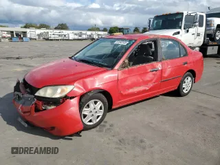 2005 Honda Civic VP with VIN 1HGES16335L027501, listed as a Copart auction lot 51540145 with 197,742 mi miles and Salvage Title. Bid and sale history available at DreamBid. Image 1.