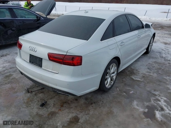 2017 Audi A6 Premium Plus with VIN WAUG8AFC0HN113232, listed as a IAAI auction lot 41654516 with NaN miles. Bid and sale history available at carsss.com. Image 4.