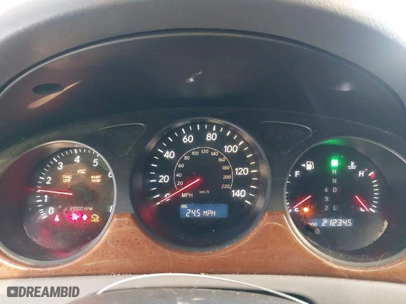 2006 Lexus ES 330 with VIN JTHBA30G765153585, listed as a IAAI auction lot 41670195 with 212,345 mi miles. Bid and sale history available at carsss.com. Image 7.