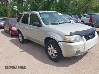 2005 Ford Escape Limited with VIN 1FMYU04125KA39061, listed as a IAAI auction lot 42201838 with 197,219 mi miles and . Bid and sale history available at DreamBid. Image 1.