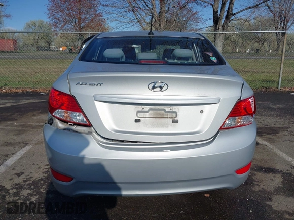 2013 Hyundai Accent GLS with VIN KMHCT4AE4DU477465, listed as a IAAI auction lot 41930256 with 48,877 mi miles and . Bid and sale history available at carsss.com. Image 16.