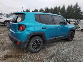 2020 Jeep Renegade Sport with VIN ZACNJAAB1LPM01724, listed as a Copart auction lot 50780035 with 102,140 mi miles and Clean Title. Bid and sale history available at carsss.com. Image 3.