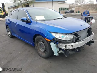 2018 Honda Civic Sedan LX with VIN 2HGFC2F57JH558877, listed as a IAAI auction lot 41978716 with 77,478 mi miles. Bid and sale history available at carsss.com. Image 1.