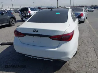2019 Infiniti Q50 Luxe with VIN JN1EV7APXKM513850, listed as a IAAI auction lot 41689080 with 85,520 mi miles and . Bid and sale history available at DreamBid. Image 16.