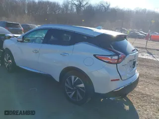 2016 Nissan Murano S with VIN 5N1AZ2MH1GN144560, listed as a IAAI auction lot 41230648 with 61,800 mi miles. Bid and sale history available at carsss.com. Image 3.
