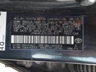 2016 Scion iM with VIN JTNKARJE0GJ507873, listed as a IAAI auction lot 42140717 with 152,554 mi miles. Bid and sale history available at carsss.com. Image 9.