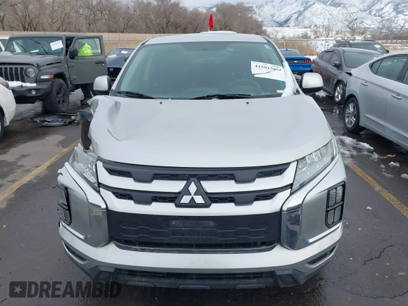 2020 Mitsubishi Outlander Sport ES 2.0 with VIN JA4AR3AU7LU024588, listed as a IAAI auction lot 41591589 with 117,495 mi miles. Bid and sale history available at carsss.com. Image 12.