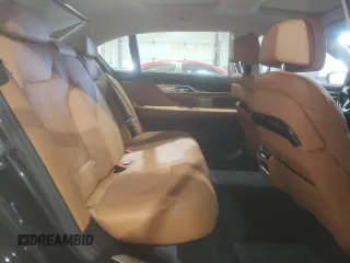 2017 BMW 7 Series 740i xDrive with VIN WBA7E4C59HGU99315, listed as a Copart auction lot 51578444 with 0 mi miles. Bid and sale history available at carsss.com. Image 10.