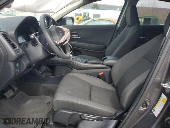 2020 Honda HR-V EX with VIN 3CZRU6H57LM711141, listed as a Copart auction lot 49109605 with 0 mi miles and Salvage Title. Bid and sale history available at carsss.com. Image 7.