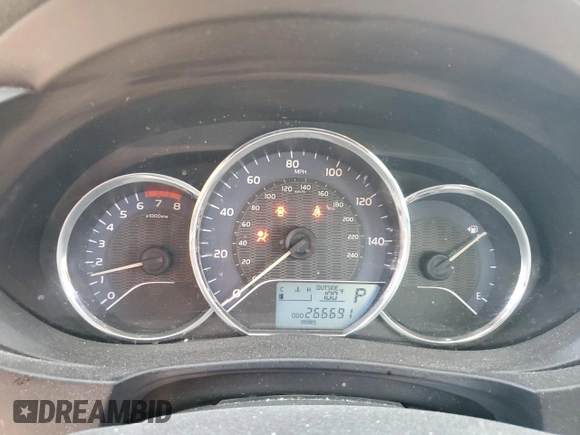 2014 Toyota Corolla L with VIN 5YFBURHE0EP014897, listed as a Copart auction lot 60668845 with 266,691 mi miles and Salvage title. Bid and sale history available at DreamBid. Image 9.