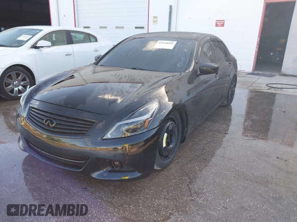 2012 Infiniti G37 Sedan Journey with VIN JN1CV6AP8CM934081, listed as a IAAI auction lot 41930019 with 200,944 mi miles. Bid and sale history available at carsss.com. Image 2.
