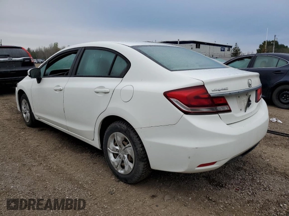 2014 Honda Civic LX z VIN 2HGFB2F47EH014380, wystawiony jako Copart lot #53537655 z przebiegiem 180 181 mil mil oraz Czysty tytuł • Clean title. Historia ofert i sprzedaży dostępna na DreamBid. Obrazek 2.