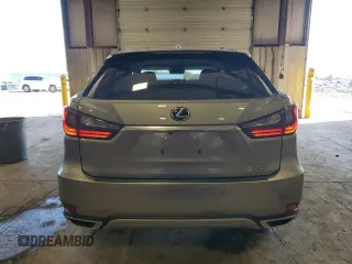 2022 Lexus RX with VIN 2T2HZMDA4NC331708, listed as a Copart auction lot 50336595 with 9,068 mi miles and Salvage Title. Bid and sale history available at carsss.com. Image 6.