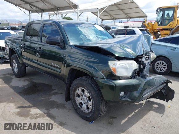 2013 Toyota Tacoma PreRunner with VIN 3TMJU4GN5DM142445, listed as a IAAI auction lot 42229447 with 139,779 mi miles and . Bid and sale history available at DreamBid. Image 1.