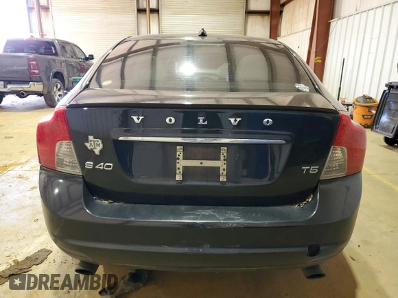 2011 Volvo S40 with VIN YV1672MS3B2539324, listed as a Copart auction lot 41871775 with 191,369 mi miles and Salvage Title. Bid and sale history available at carsss.com. Image 6.