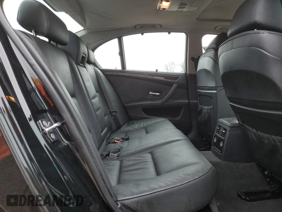 2008 BMW 5 Series 550i with VIN WBANW53568CT53794, listed as a Copart auction lot 48486205 with 161,371 mi miles and Salvage Title. Bid and sale history available at carsss.com. Image 10.