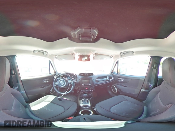 2017 Jeep Renegade Latitude with VIN ZACCJABBXHPF77140, listed as a Copart auction lot 54737895 with 157,373 mi miles and Salvage title. Bid and sale history available at DreamBid. Image 15.