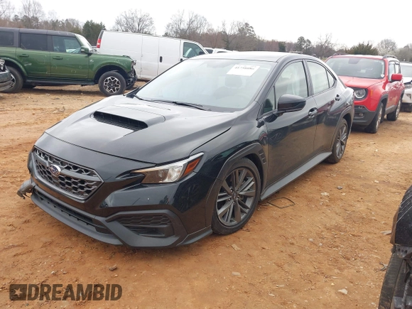 2024 Subaru WRX with VIN JF1VBAB69R9810460, listed as a IAAI auction lot 41758086 with 2,838 mi miles. Bid and sale history available at carsss.com. Image 17.