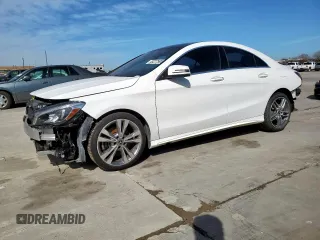 2018 Mercedes-Benz CLA 250 with VIN WDDSJ4EB8JN683857, listed as a Copart auction lot 48227595 with 74,437 mi miles and Clean Title. Bid and sale history available at DreamBid. Image 1.