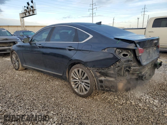 2017 Genesis G80 Ultimate z VIN KMHGN4JF5HU173426, wystawiony jako Copart lot #85953654 z przebiegiem 125 389 mil mil oraz Szkoda całkowita • Salvage title. Historia ofert i sprzedaży dostępna na DreamBid. Obrazek 2.