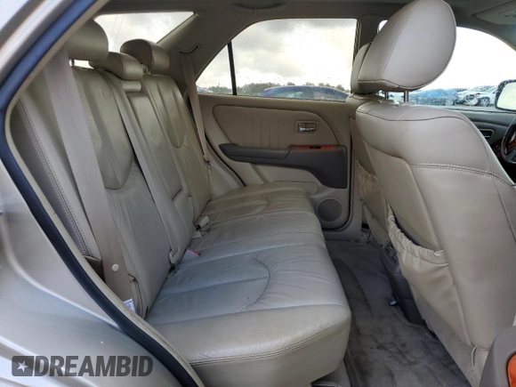 2002 Lexus RX 300 with VIN JTJHF10U920285016, listed as a Copart auction lot 56587545 with 187,124 mi miles and Clean Title. Bid and sale history available at DreamBid. Image 11.