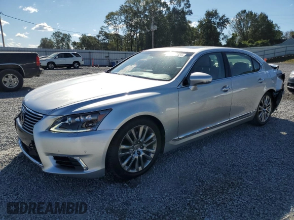 2014 Lexus LS 460 L z VIN JTHGL5EF2E5052609, wystawiony jako Copart lot #76527424 z przebiegiem 104 932 mil mil oraz Szkoda całkowita • Salvage title. Historia ofert i sprzedaży dostępna na DreamBid. Obrazek 1.