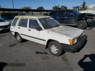1985 Toyota Tercel z VIN JT2AL32WXF0198845, wystawiony jako Copart lot #79567594 z przebiegiem 84 298 mil mil oraz Czysty tytuł • Clean title. Historia ofert i sprzedaży dostępna na DreamBid. Obrazek 4.