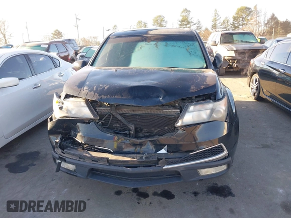 2010 Acura MDX Technology Pkg with VIN 2HNYD2H68AH523947, listed as a IAAI auction lot 41132813 with 185,187 mi miles. Bid and sale history available at carsss.com. Image 12.