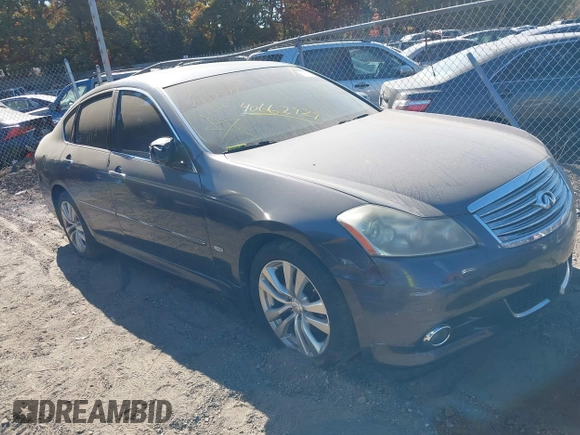 2010 Infiniti M with VIN JN1CY0AR2AM961831, listed as a IAAI auction lot 40662929 with Not Provided miles. Bid and sale history available at carsss.com. Image 1.